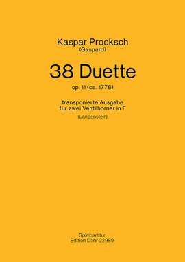 Procksch, K: 38 Duette
