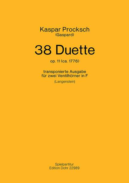 Procksch, K: 38 Duets