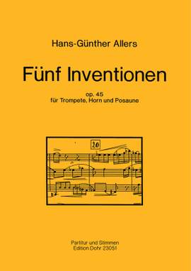 Allers, H: Fünf Inventionen op. 45