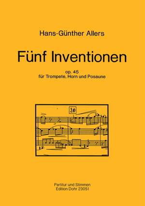 Allers, H: Fünf Inventionen op. 45