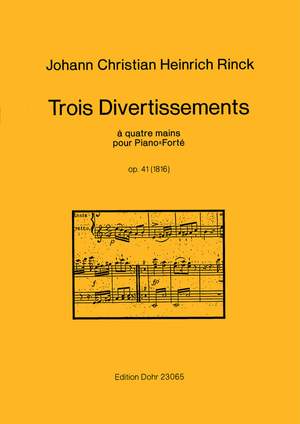 Rinck, J C H: Trois Divertissements op. 41