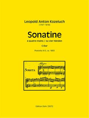 Kozeluh, L A: Sonatine à quatre mains C major