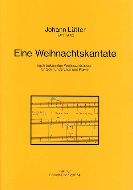 Luetter, J: Eine Weihnachtskantate