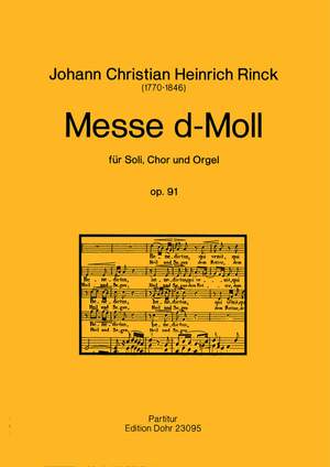 Rinck, J C H: Mass D Minor op. 91