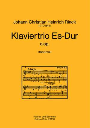 Rinck, J C H: Piano Trio E-flat Major