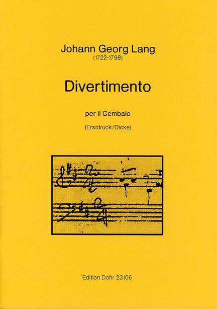 Lang, J G: Divertimento