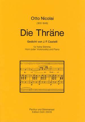 Nicolai, O: The Tear op. 30