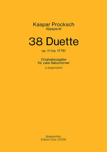 Procksch, K: 38 Duette