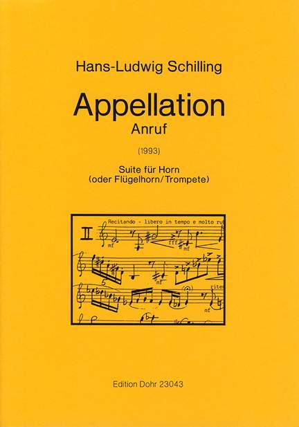 Schilling, H: Appellation (Call)