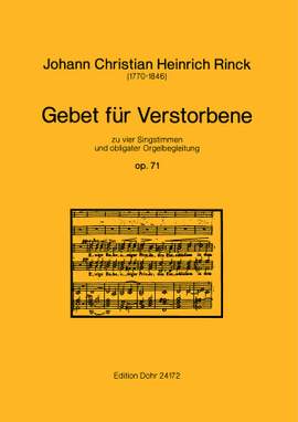 Rinck, J C H: Prayer for the Dead op. 71