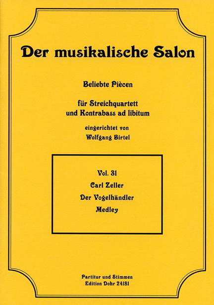 Zeller, C: The Bird Seller Medley
