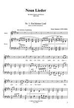 Staender, H: Nine Songs Product Image