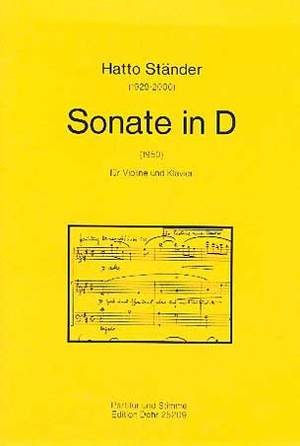 Staender, H: Sonata in D