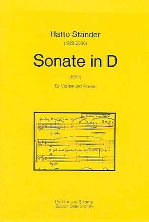 Staender, H: Sonate in D