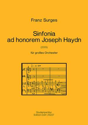 Surges, F: Sinfonia ad honorem Joseph Haydn
