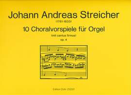 Streicher, J A: 10 Chorale Preludes op. 4