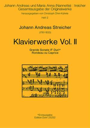 Streicher, J A: Piano Works Vol. 2