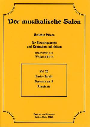 Toselli, E: Serenata op. 9 25