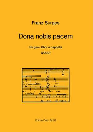 Surges, F: Dona nobis pacem