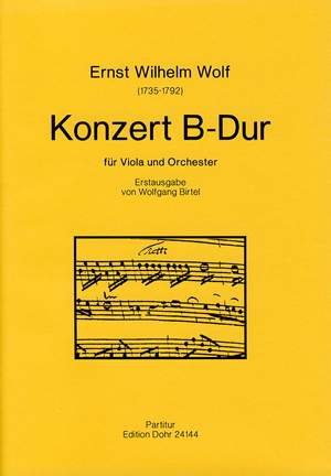Wolf, E W: Konzert für Viola und Orchester
