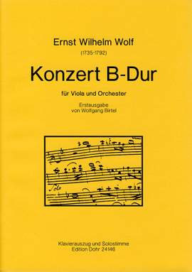 Wolf, E W: Konzert für Viola und Orchester