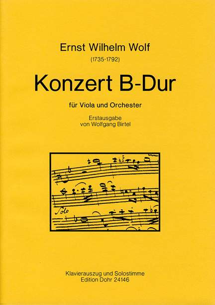 Wolf, E W: Concerto for Viola and Orchestra