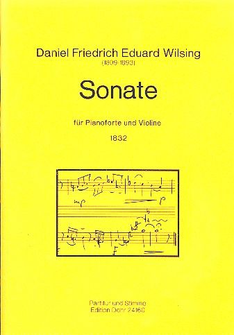Wilsing, D F E: Sonate