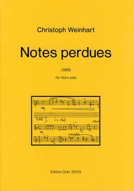 Weinhart, C: Notes perdues