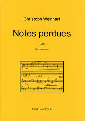 Weinhart, C: Notes perdues