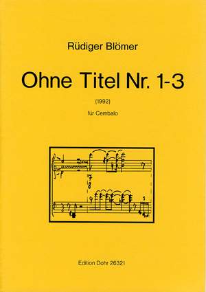 Bloemer, R: Ohne Titel No. 1-3