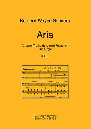 Sanders, B W: Aria