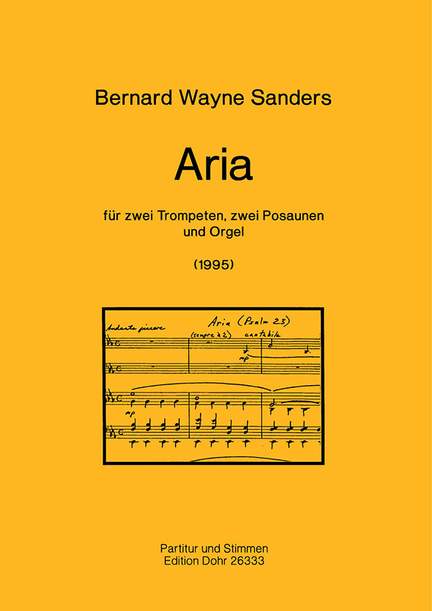 Sanders, B W: Aria