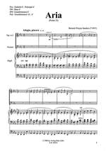 Sanders, B W: Aria Product Image