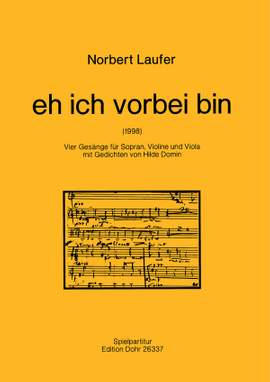 Laufer, N: eh ich vorbei bin