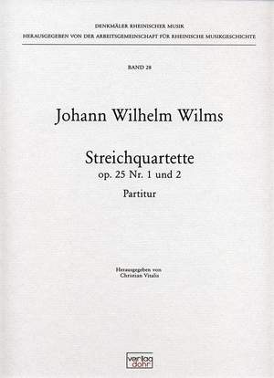 Wilms, J W: String Quartets op. 25