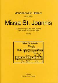 Habert, J E: Missa St. Joannis