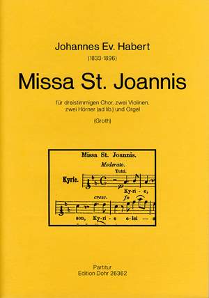 Habert, J E: Missa St. Joannis