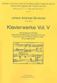 Streicher, J A: Piano Works Vol. 5