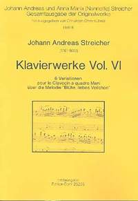 Streicher, J A: Piano Works Vol. 6