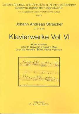 Streicher, J A: Piano Works Vol. 6