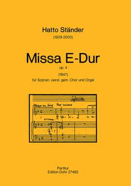 Staender, H: Missa E-Dur E major op. 4