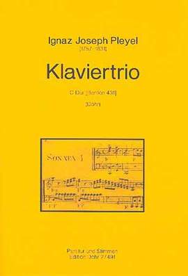Pleyel, I J: Klaviertrio (Sonata) C-Dur C major B 431