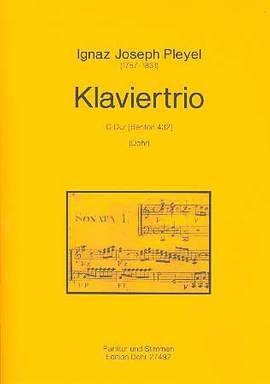 Pleyel, I J: Klaviertrio (Sonata) G-Dur G major B 432