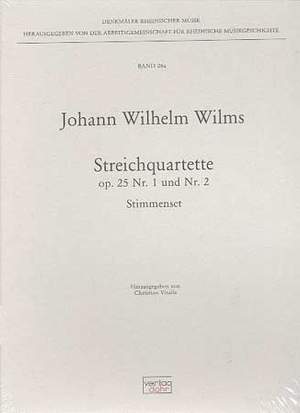 Wilms, J W: String Quartets op. 25