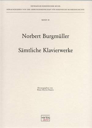 Burgmueller, N: Complete Piano Works 30