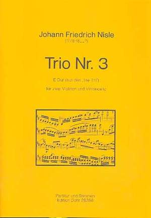 Nisle, J F: Trio No.3 E Major