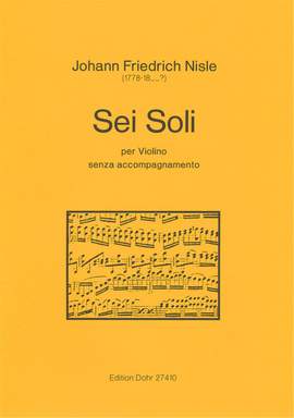 Nisle, J F: Sei Soli per Violino