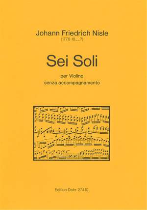 Nisle, J F: Sei Soli per Violino