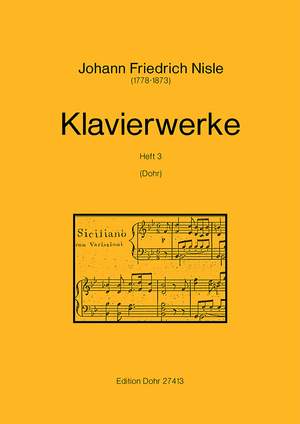 Nisle, J F: Piano Works Vol. 3