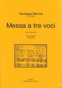 Bartoli, G: Messa a tre voci con stromenti